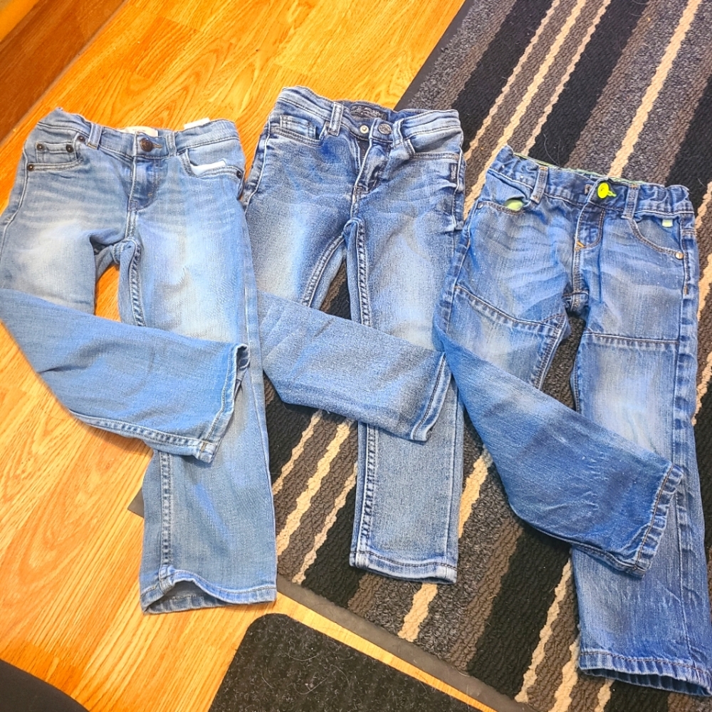 Boys 4T Brand Name Jean Lot (Mexx, Silver Jeans, Levi)